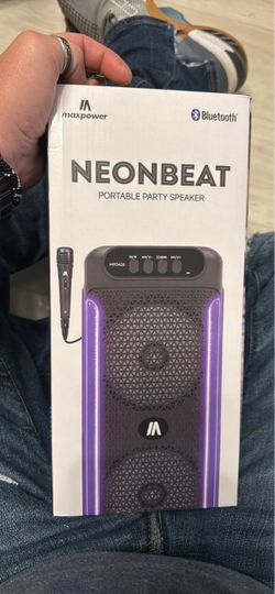 NEONBEAT portable party speaker