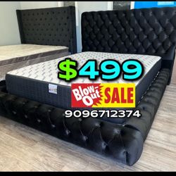 King Size Black European W Orthopedic Matres!!!!