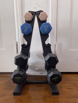 Hand Weights With A Frame