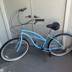 Firmstrong Baby Blue Cruiser Bike
