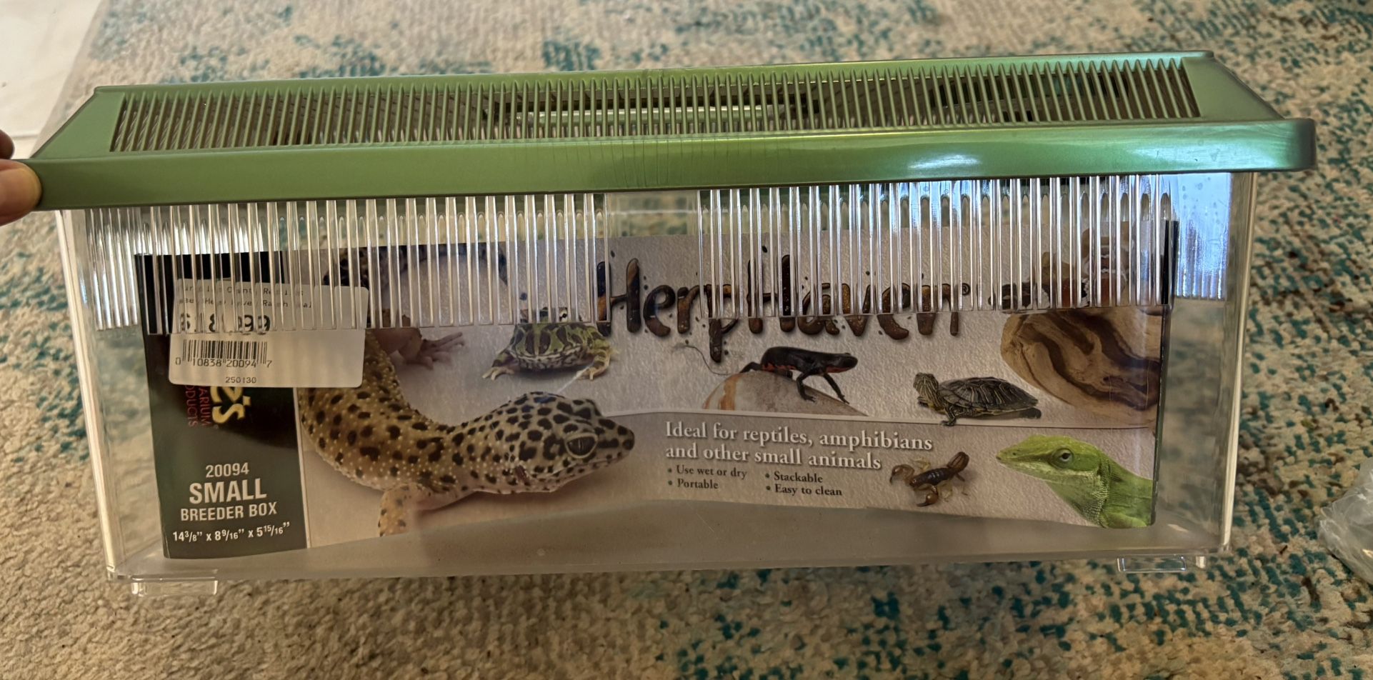 Lightly Used Small Reptile Carrier/ Breeder Box