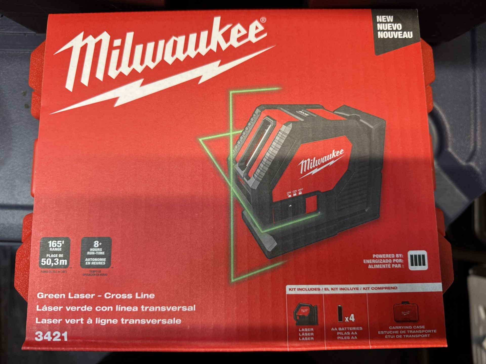 Milwaukee laser