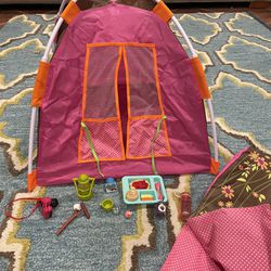 American Girl Doll Tent Set