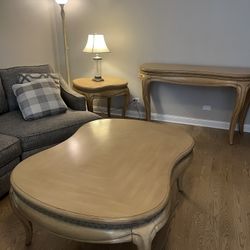 White Oak Coffee table, End Table, Console table