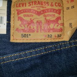 Levis 501 32 X 32new