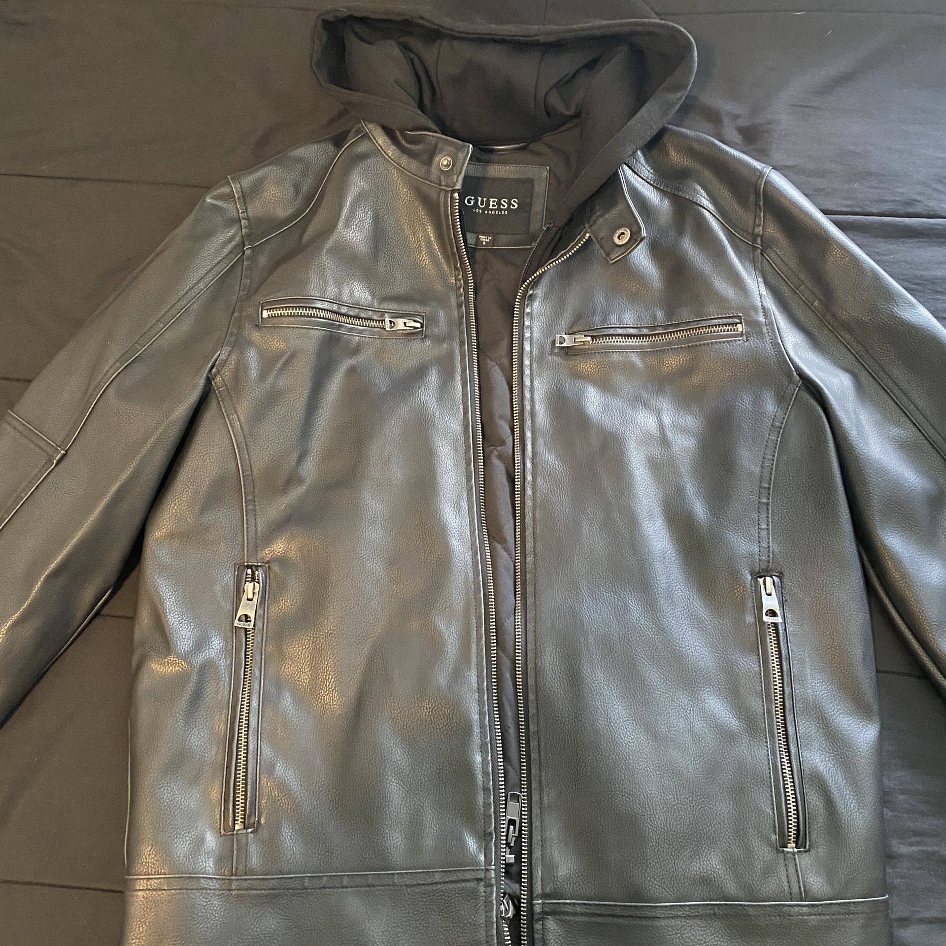 Guess Leather Man Jacket