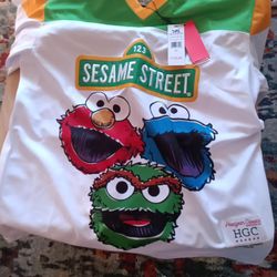 Headgear Xl Sesame St.jersey New With Tags