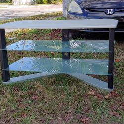 🇺🇸 Glass Metal TV Stand And Table