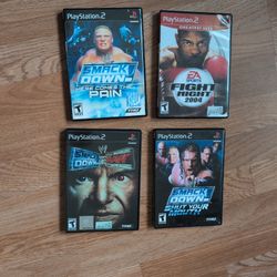 WWE PS2 Games