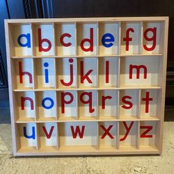 Wooden Alphabet in Box