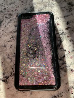 iPhone 6s plus cover and screen protector plus 2 more glitter covers
