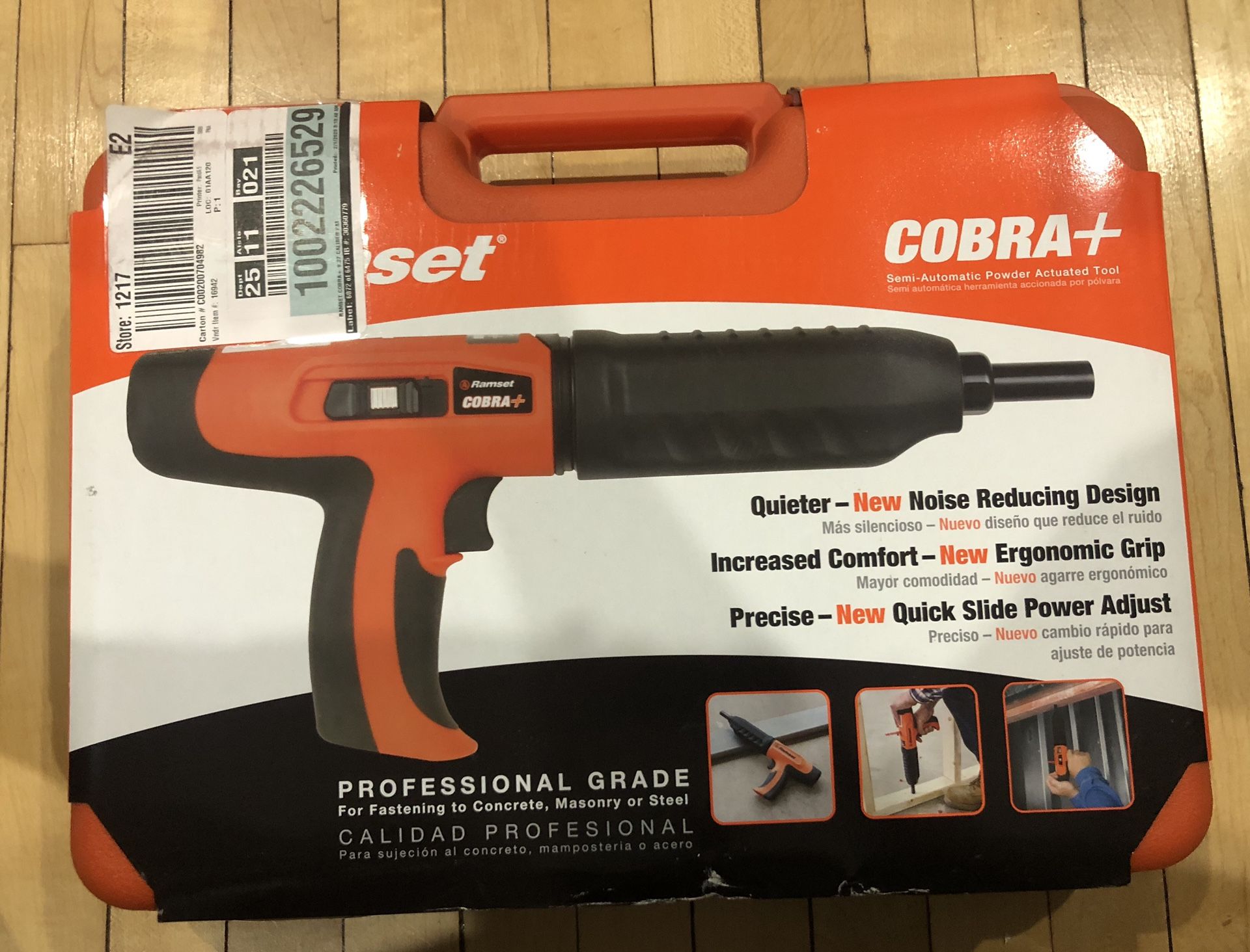 Ramset Cobra + Professional Grade Nail Gun Powder Actuated