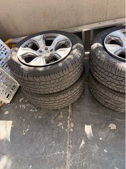 20” rims and tires