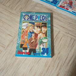 One Piece Volume 34-37 (used)