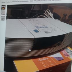 BOSE WAVE RADIO CD PLAYER Y RELOJ