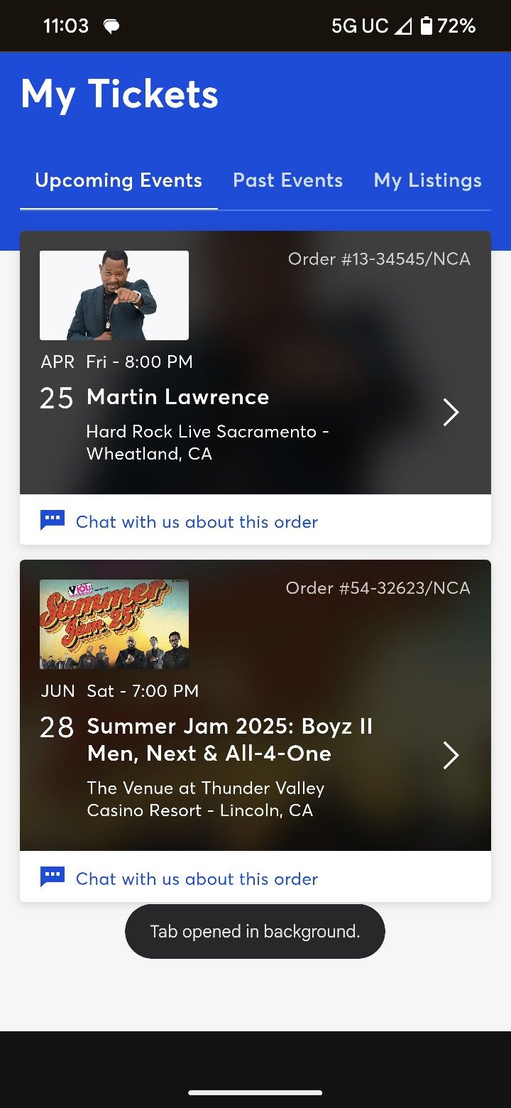 Martin Lawrence Tickets At Toyota amphitheatre In Wheatland