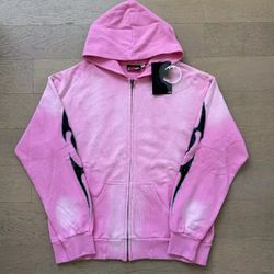 Pink hellstar hoodie Medium 