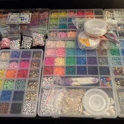  Clay Beads And Tools For Bracelet Making 