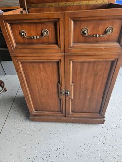Drexel bar cart