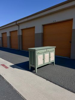 Sage Green Wooden Dresser