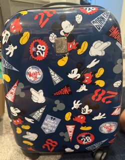 Disney Parks blue Suitcase