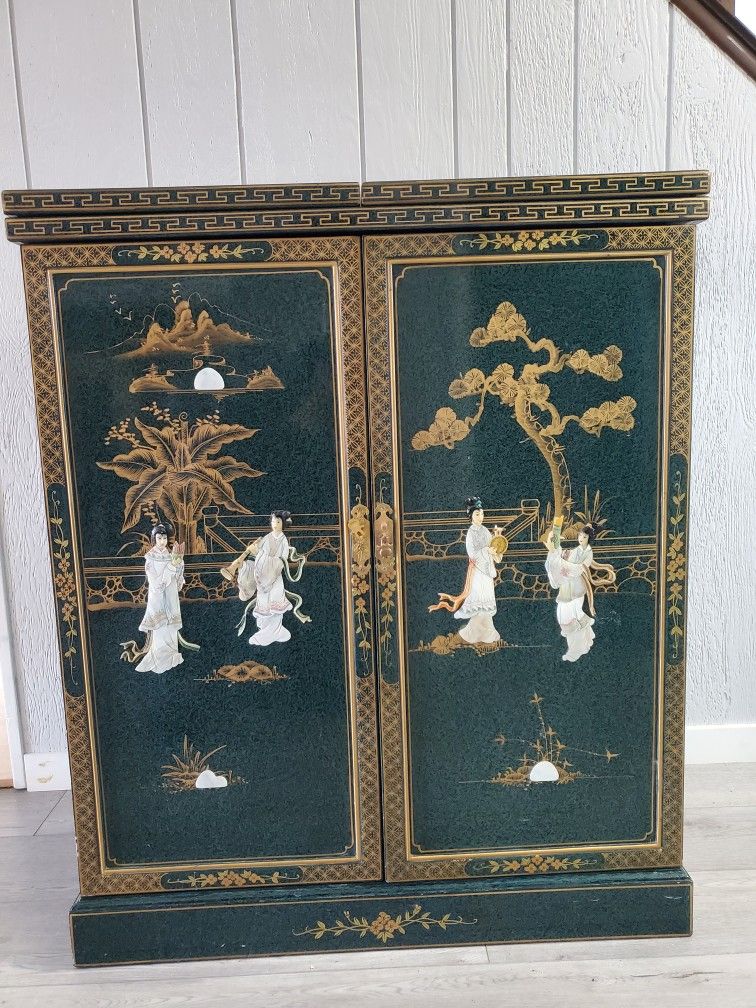 Oriental Bar Cabinet 