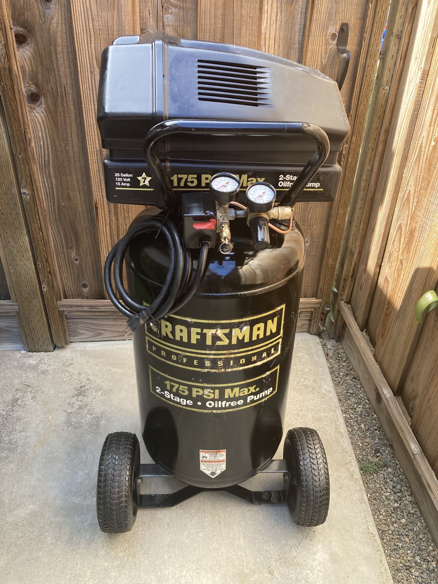 Air Compressor Craftsman Professional Quiet 2-Stage