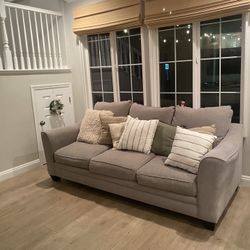 Taupe Sofa Set (Sofa & Love Seat)