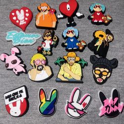 Bad Bunny Croc Jibbitz Charms