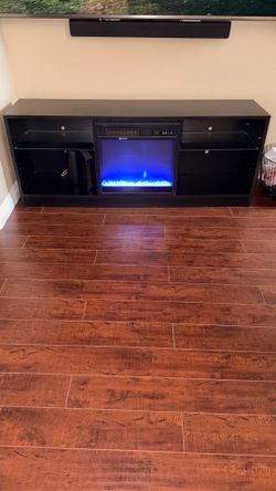 Electric Fireplace TV Stand up to 75" TVs