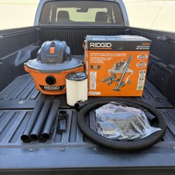 NEW RIDGID 6 Gal. 3.5 Peak HP NXT Shop Vacuum Wet Dry Vac w/Filter, Hose & Attachments