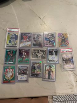 HUGE LOT of sports cards (singles, slabs, raw, basketball, football, baseball, numbered, autograph)