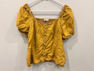 Madewell short sleeve top size 4