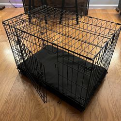 Midwest iCrate Double Door Folding Dog Crate without Cushion