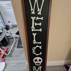 Halloween Welcome Sign