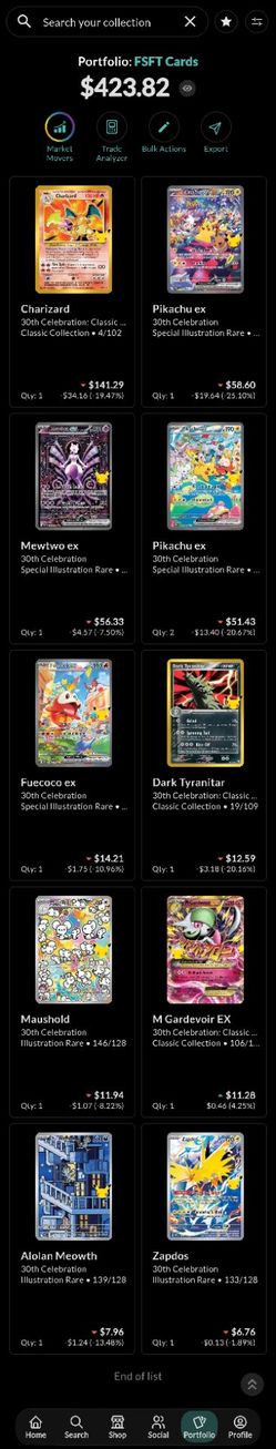 Pokemon 30th Singles