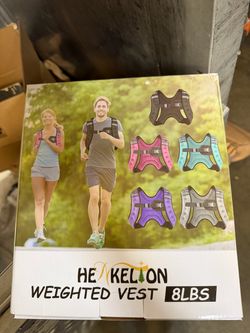 Reflective Stripe Adjustable Buckle, Comfortable Durable Rucking Vest for Walking Running Strength Training