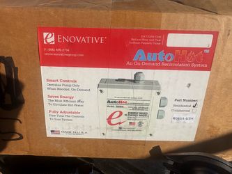AutoHot DR055A Sistema de recirculación de agua caliente bajo demanda - Bomba eléctrica con activación opcional por cable e inalámbrica | Fácil instal
