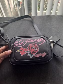 Ed hardy 😍 black purse