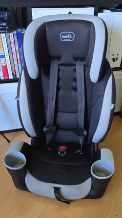 Evenflo Sport Harnessed Booster Car Seat, Granite