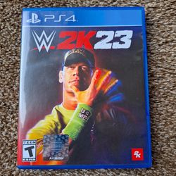 Playstation 4, WWE 2k23. $20 OBO. 