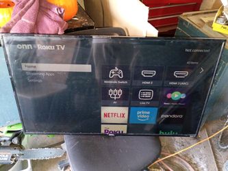 Panasonic 55in. Plasma and onn 42 inch Smart tv.
