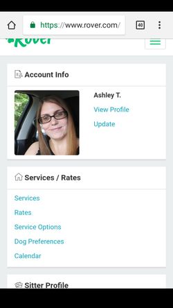 Dog sitting and dog walking.