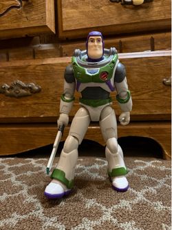 Interactive Buzz Lightyear Figure With Voice Sounds Toy Story Toy