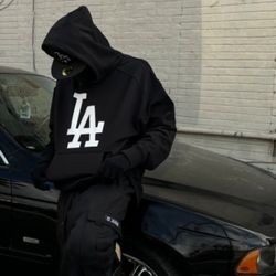 LA Black/White Hoodie 🔥