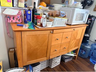 Buffet side table