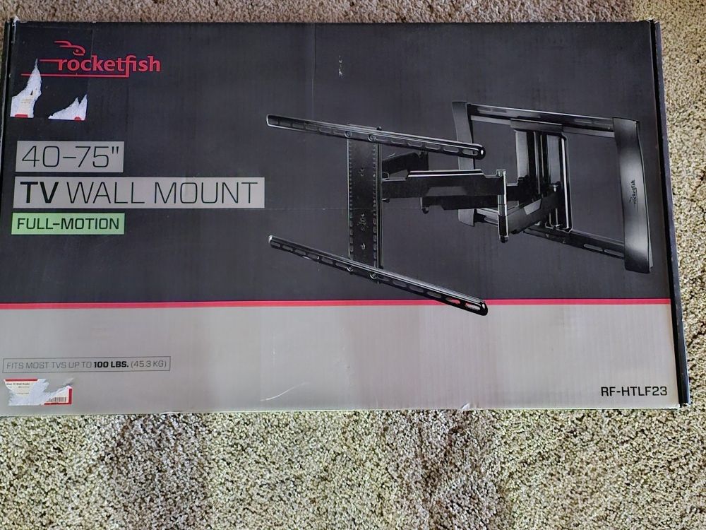 Rocketfish TV Wall Mount 40-75" Full Motion 