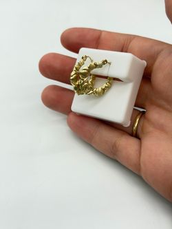 10KT Real Gold Hoop Earring