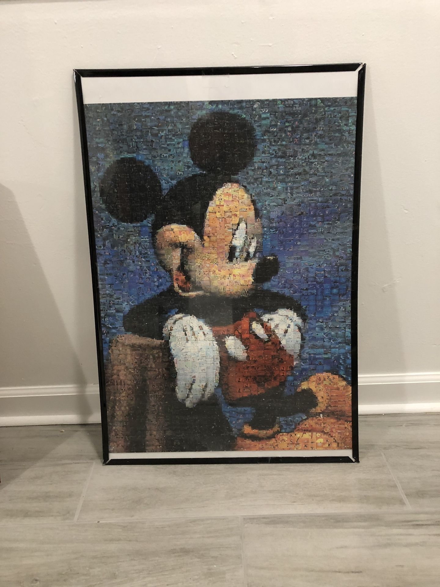 Mickey puzzle framed-wall art