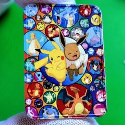Pokémon Pikachu & Eevee - 1 troy oz .999 Fine Silver Colorized Art Bar COA /200